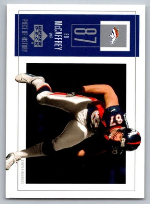 2002 UD Piece of History Ed McCaffrey Denver Broncos #30 - Image 1 of 2