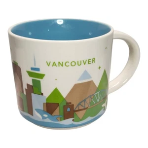 Starbucks Vancouver You Are Here Collection Tasse 14 oz Keramik Kaffeebecher  - Bild 1 von 4