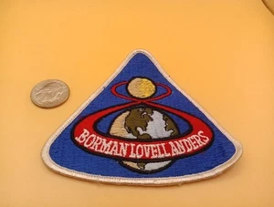 APOLLO 8 - Ufficiale NASA - PATCH ORIGINALE AB emblema 4,25" missione spaziale - bella - Foto 1 di 4