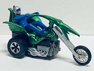 Vintage 1971 Mattel Hot Wheels Sizzlers Chopcycles Mighty Zork Green pterodactyl - Picture 1 of 17