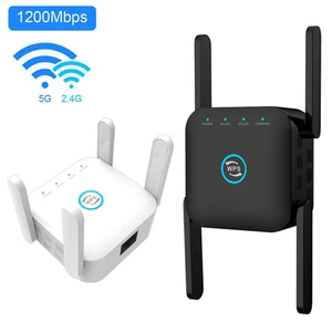 Bezprzewodowy przedłużacz zasięgu WiFi 1200Mbps 2.4G i 5G Dwuzakresowy wzmacniacz sygnału - Zdjęcie 1 z 16