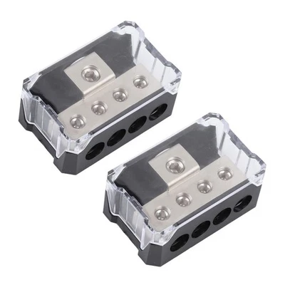 2Pcs Power Ground Amp Distribution Block Equipped with an Anti-corrosion cover - Image 1 of 4