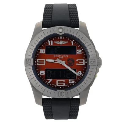 Breitling Aerospace B70 Orbiter EB7010 Orange Dial 43mm Men's Watch + B&P - image 1 of 4
