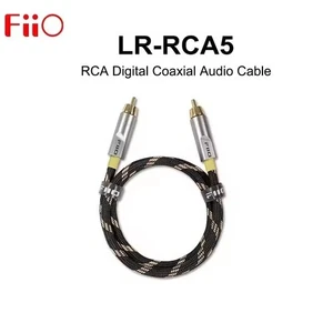 FiiO LR-RCA5 RCA Digital Coaxial Audio Cable 5N silver-plated pure copper - Picture 1 of 6