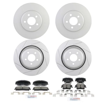 Bosch QuietCast Ceramic Brake Pad and Rotor Kit For 05-20 Dodge Charger - Изображение 1 из 4
