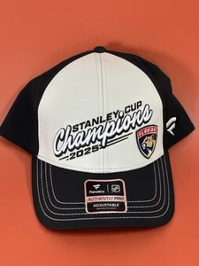 Florida Panthers Fanatics 2025 Stanley Cup Champions Locker Room Adjustable Hat - Picture 1 of 4