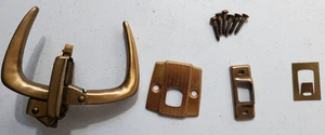 Serratura Stanley acciaio placcato bronzo opaco schermo e porta tempesta 1280/A5 - Foto 1 di 18