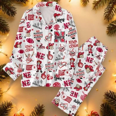Комплект пижамы Nebraska Cornhuskers NCAA We Almost Always Almost Win - Изображение 1 из 4