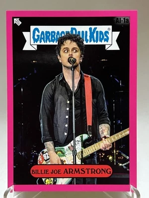2024 GREEN DAY GARBAGE PAIL KIDS BILLIE JOE ARMSTRONG PINK SSP - Image 1 of 4
