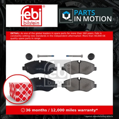 Brake Pads Set fits MERCEDES SPRINTER 906 2.2D Front 2006 on A0044206720 Febi - Image 1 of 4