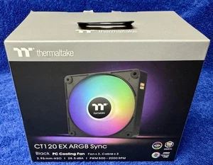 Thermaltake CT120 EX ARGB Sync PC Lüfter 3er Pack CL-F181-PL12SW-A versiegelt - Bild 1 von 5