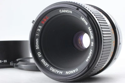 [Near MINT] CANON FD 50mm F3.5 S.S.C. MF Macro Close-Up Lens From JAPAN - Image 1 of 4