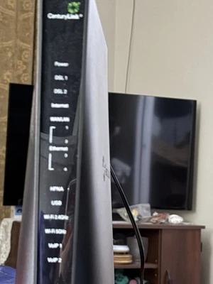 Módem router CenturyLink Wi-Fi fibra DSL C2100T 802.11n+.11ac Foto 1 de 2