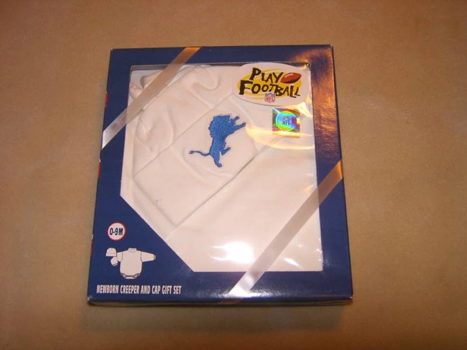 NFL Detroit Lions 2 Piezas 0-9M Bebé Regalo Set MIP Foto 1 de 1