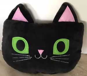 "Cuscino peluche peluche gatto nero Halloween vacanze biancheria da letto casa decorazione bambini 9"" x 8" - Foto 1 di 2