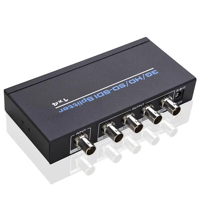 3G/HD/SD-SDI Splitter 1x4 Camera Accessories Video Converter - Image 1 of 4