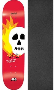 Enjoi Skateboards Skulls And Flames 8.25" Skateboard Deck + griptape - Picture 1 of 3