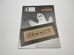 Heart In Hand Halloween Mornings Border Counted Cross Stitch Pattern 8P - Picture 1 of 4