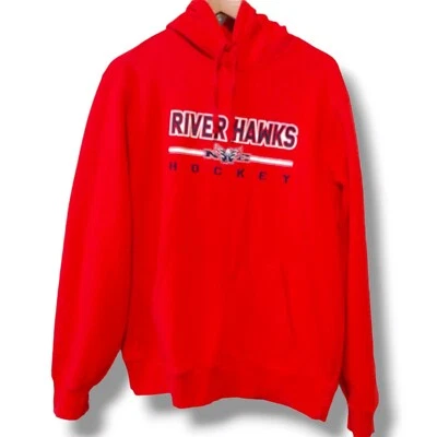 River Hawks Hockey hoodie womens Medium red pullover kangaroo pocket No.5 - Image 1 of 4