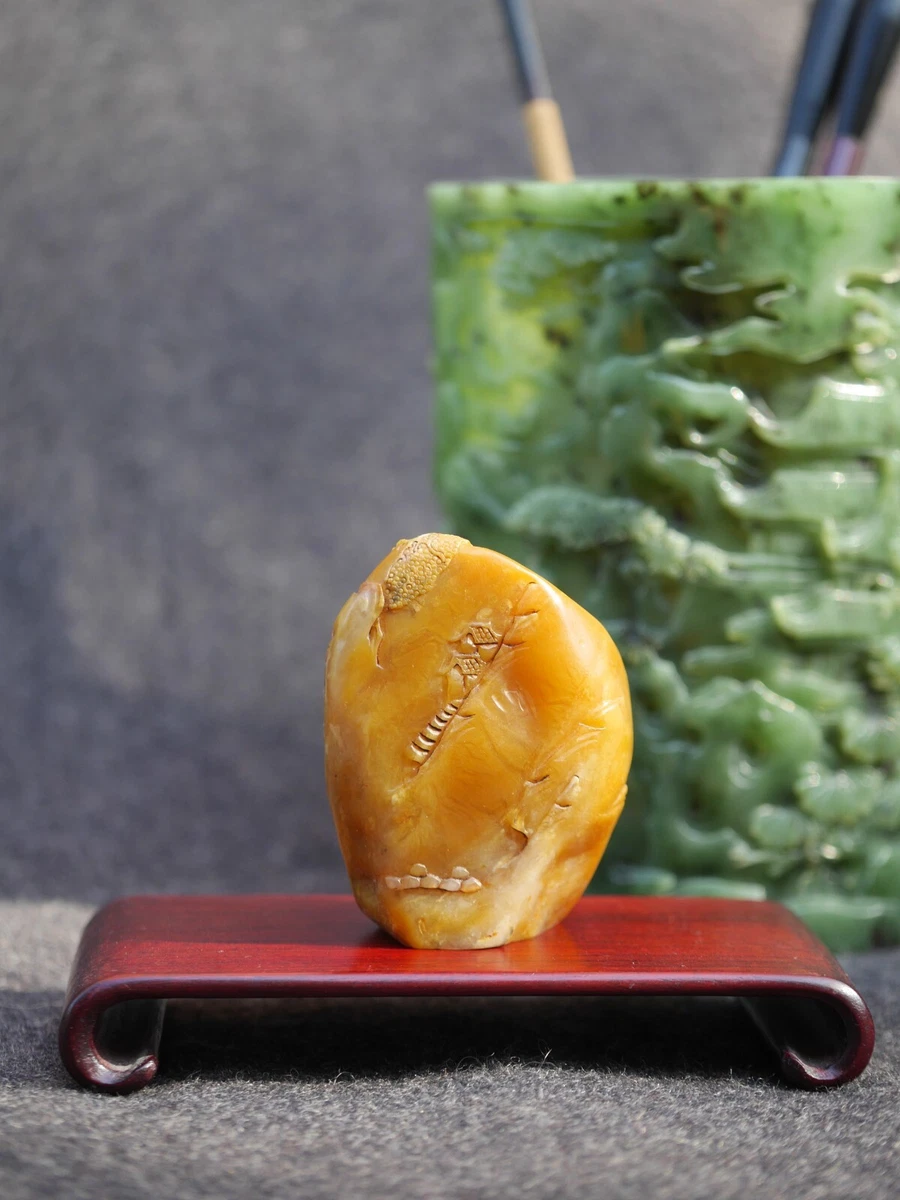 1800年以前古色古香的中国寿山石主| eBay