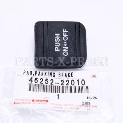 4625222010 NEW OEM GENUINE TOYOTA LEXUS PARKING EMERGENCY BRAKE RUBBER PEDAL PAD - Image 1 of 4