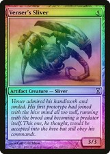 Venser's Sliver FOIL Time Spiral HEAVILY PLD Artifact Common MAGIC CARD ABUGames
