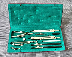Vintage Telescopic Drafting Set EcoBra Kandidat German made Compass Set - Picture 1 of 24