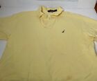 Nautica Polo Yellow Short Sleeve Shirt Mens Xl