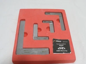 Kinex Measuring 4 Piece Precision Machinist Square 2 3/8", 3", 4", 6" - Picture 1 of 3
