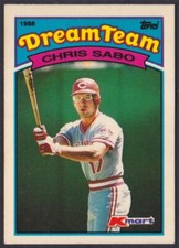 1989 Topps Kmart Dream Team #3 Chris Sabo Cincinnati Reds
