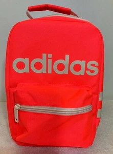 NUEVO CON ETIQUETAS ADIDAS JÓVENES SANTIAGO ROSA CALIENTE BOLSA DE ALMUERZO ESCOLAR AISLAMIENTO - Imagen 1 de 4