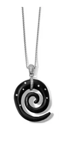 Brighton New FREE SPIRIT Necklace 34"- 38"   NEW NWT List $98 JM2818 Black Horn - Picture 1 of 7