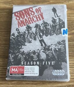 Sons Of Anarchy SEASON 5 : New SEALED Region 4 PAL Free Tracking