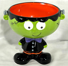 Halloween Frankenstein Candy Bowl Ceramic 5" Decoration Monster Party