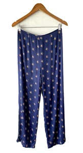 SIR The Label 'Solene' Silk High Rise Split-Leg Pants Navy Blue Size 2 / AU 10 - Bild 1 von 11
