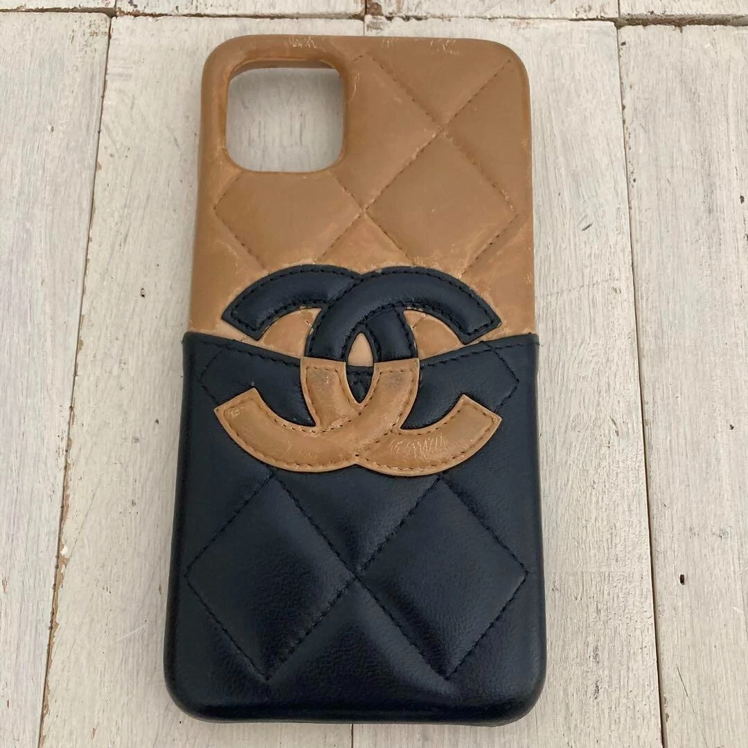CHANEL ブラウンレザー ケース CHANEL Leather Cell Phone Cases, Covers & Skins for sale | eBay