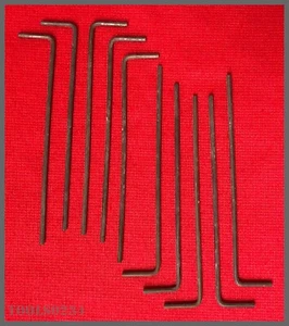 1/16" Long Arm Hex Key Wrench 15204 Eklind Allen LOT OF 10! - Picture 1 of 6