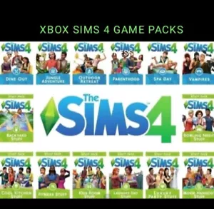 The Sims 4 Tutti i Pacchetti Gioco XBOX 1 Xbox Serie S/x Nuovo PAL - Foto 1 di 10