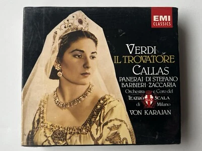 MARIA CALLAS PERFORMS “IL TROVATORE” LIVE, GIUSEPPE VERDI,2 CD SET 1957/1987 NEW Foto 1 de 4