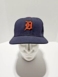 Detroit Tigers Authentic Collection New Era MLB 59Fifty Hat Blue Fitted 7 3/8 - Picture 1 of 12