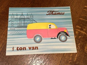 Scarce! Original Vintage 1950s? English Ford Thames Van Advertising Brochure - Picture 1 of 4