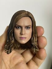 1: 6 Captain Marvel Head Sculpt Carving Carol Danvers Fit 12"Male Figure  toys