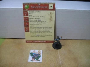=Dungeons and Dragons DESERT OF DESOLATION Halfling Enchanter 18/60 con tarjeta= - Imagen 1 de 1