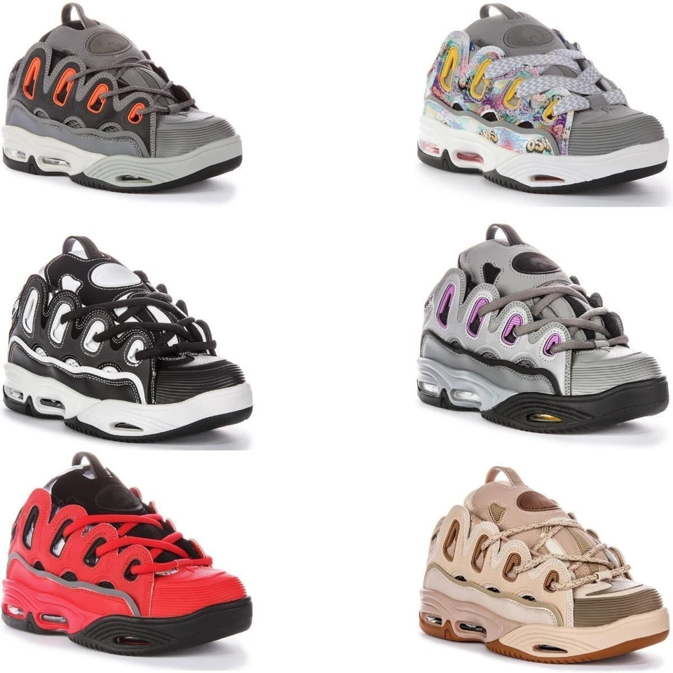 Osiris D3 2001 Zapatilla De Skate Con Suela Gruesa Para Hombre Talla UK 6 - 12 - Imagen 1 de 1