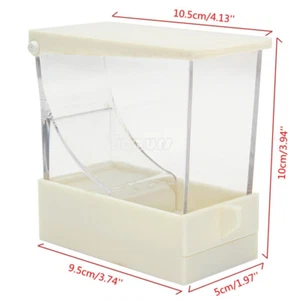 1pc Dental Dentist Cotton Roll Dispenser Holder Press Type white Color - Picture 1 of 11