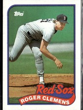 1989 Topps  #450 Roger Clemens