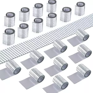 9440 PCS Self Adhesive Mirror Mosaics Sheets, 5 X 5 Mm Silver Mirrors Mosaic Squ - Picture 1 of 8