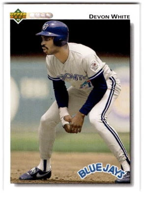 Devon White 1992 Upper Deck #352 Toronto Blue Jays - Image 1 of 2