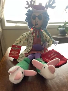 Maxine Plush Doll "Stressed in Holiday Style" Christmas 14" by Hallmark with Tag - Picture 1 of 12