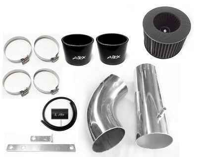 AirX Racing Black For 2PC 2004-2006 Acura MDX 3.5L V6 Air Intake Kit + Filter - Image 1 of 2